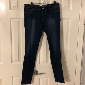 Express Dark Wash Jean Legging